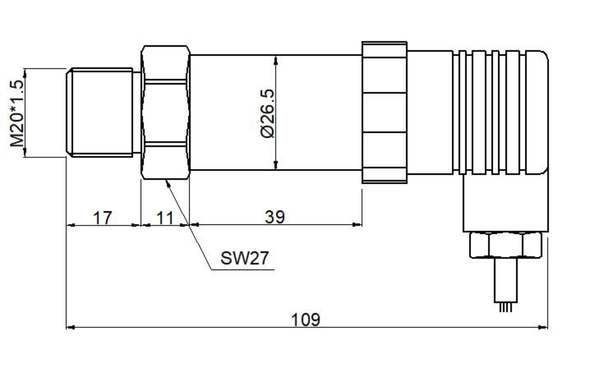 HDP503注塑機(jī)液壓壓力變送器